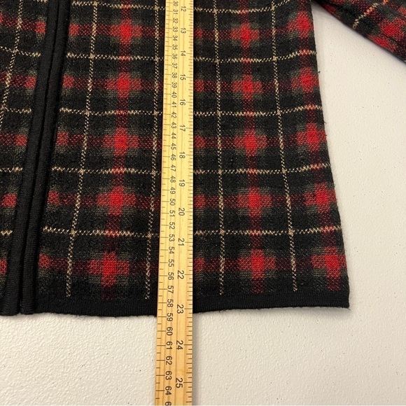 Bridgetown Collection Tartan Blazer Jacket Women's Size Small Wool Blend Zip Up - Picture 7 of 8